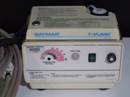 GAYMAR TP-500 T/Pump - Heat Therapy Pump - Tested Working