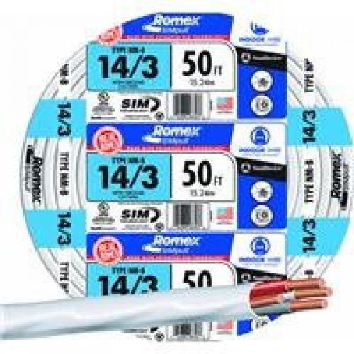 SouthWire 63946822 14/3WG NMB Wire 50-Foot