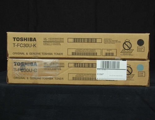 OEM Toshiba Toner Cartidges T-FC30U-C for e-Studio 2050C 2051C 2550C 2551C