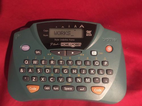 Brother Model PT-65 Thermal Label Maker P-Touch uses M Tape Free Shipping!