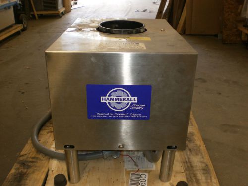 Hammerall c-500 food waste disposal with 2hp/230v/3ph motor for sale