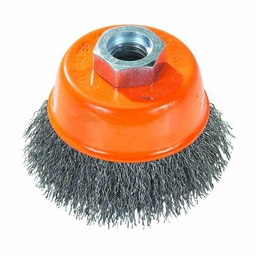 Walter Surface Technologies Walter 13E504 Crimped Wire Cup Brush, Threaded Hole,