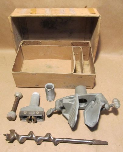 Vintage dexter lock set / door knob installation tool kit original box for sale