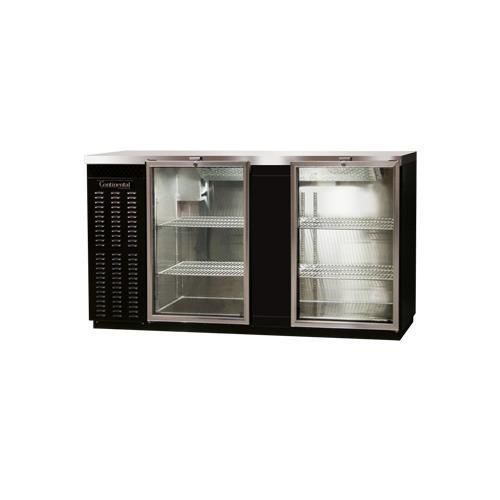 Continental Refrigerator BBUC69S-GD Back Bar Cabinet, Refrigerated