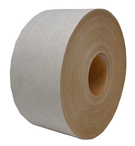 Miller Supply Inc 3&#034; x 450&#039; White Water Activated Reinforced Paper Tape (1 Roll)