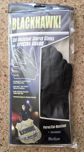 Blackhawk Cut Resistant Search Gloves   Medium Black