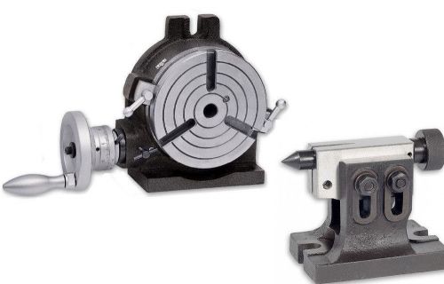 Rotary table 6&#034; H&amp;V with Adjustable Tailstock