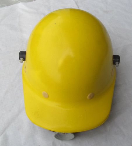 FIBRE-METAL YELLOW WORK HARD HAT - CLASS C - ANSI Z89.1-1969 - UNUSED IN WRAPPER