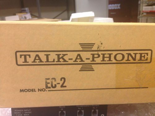 TALK A PHONE -  EC2 - 2 Channel Consolidator - Back Up Battery - 2 Emegency Phon