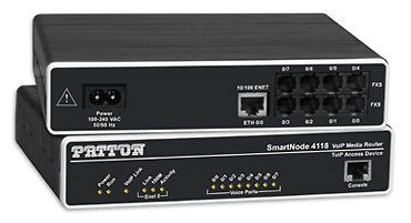 Patton SN48384JS4JOCEUI - VoIP Gateway 4 FXS 4 FXO Ports (SN48384JS4JOCEUI)