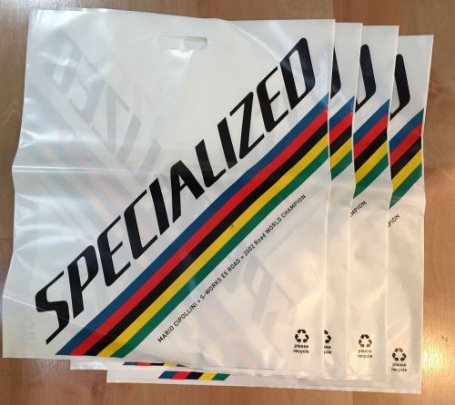 SPECIALIZED WORLD CHAMPIONSHIP STRIPES Shopping Bags (4) Mario Cipollini
