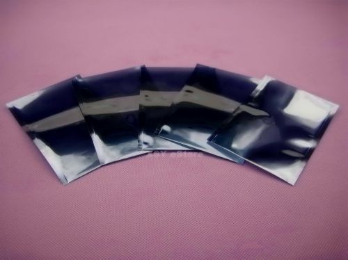 50 silver gray anti static bags 3.5&#034; x 4.7&#034;_90 x 120mm open top for sale