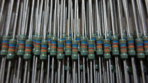 250pcs -  162k ohm 1/4 w 1%  metal film resistor philips  holland for sale