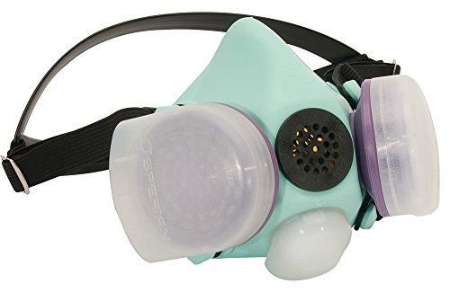 Honeywell B210070 Blue 1H Half Mask Respirator with P100 Filters and Splash
