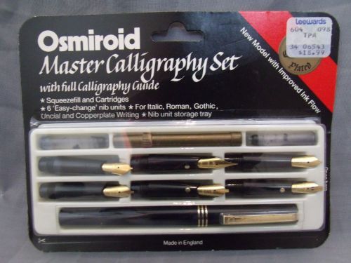 NEW OLD STOCK! Vintage Osmiroid Master Calligraphy Set    England
