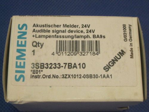 SIEMENS AUDIBLE SIGNAL DEVICE PART# 3SB3233-7BA10 NEW IN THE BOX