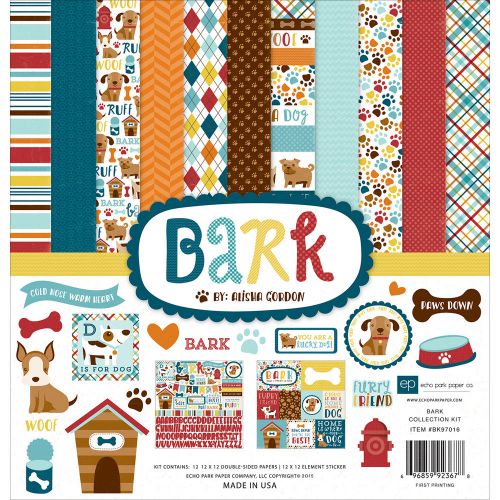 &#034;Echo Park Collection Kit 12&#034;&#034;X12&#034;&#034;-Bark&#034;