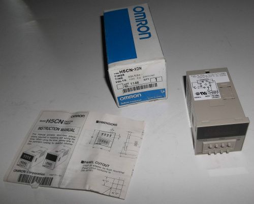 Omron H5CN-XDN AC100-240 Counter Module / Digital Timer - NEW