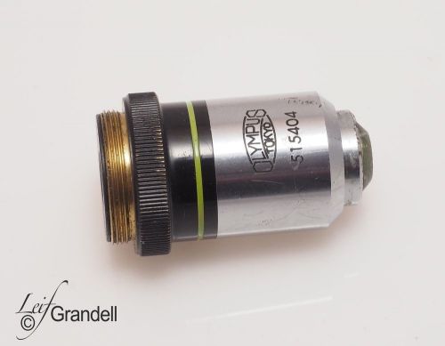 Olympus Microscope objective 40X RMS small scratch in front lens (#1)
