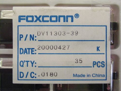 105 PCS FOXCONN DV11303-39  CONNECTORS