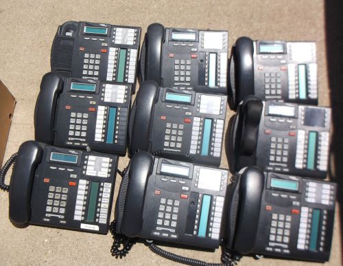 Lot of 9 T7316E Nortel Networks Business Telephones NT8B27 Model T7316E