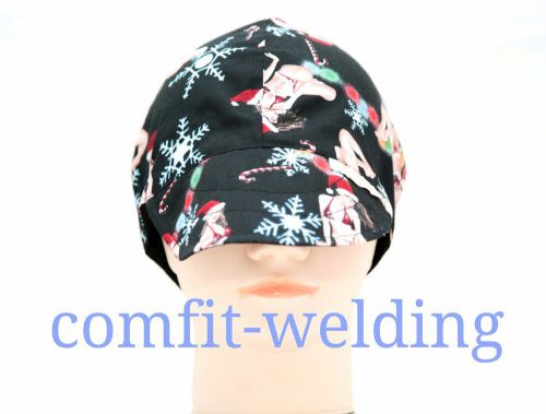 New pure cotton welding hat cap for welder painter pipe-fitter, beauty / black for sale