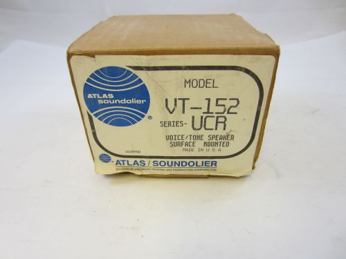 ATLAS SOUNDOLIER VT-152UCR VOICE/TONE SPEAKER
