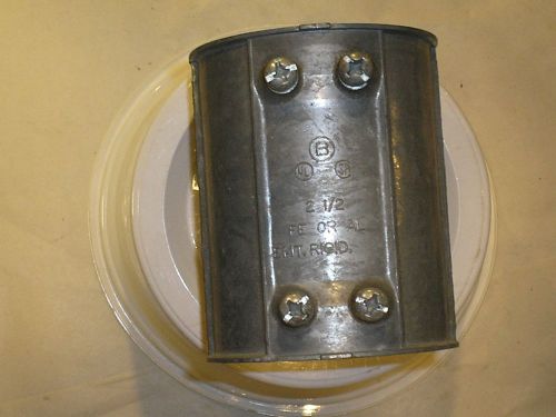 One 2 1/2 inch emt conduit coupler for sale
