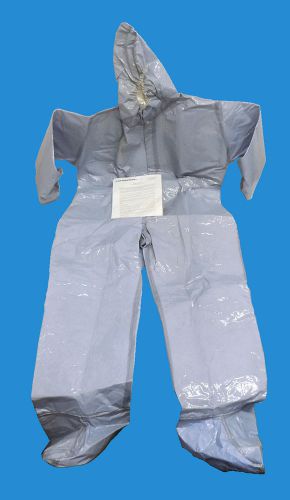 NEW Chemron Chemrel Max Hazmat Chemical Protection Suit Large/Heavy Rubber Latex
