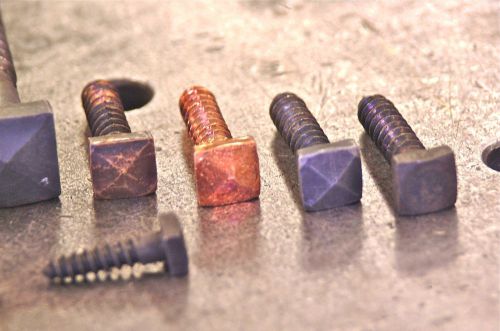 33 square head lag bolts 1/4&#034; x 1-1/2&#034; for hinges, door knockers, etc. for sale
