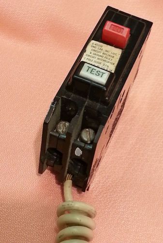 Challenger, Westinghouse ,Bryant  ,Single Pole 20A ,120V Breaker GFCI -  GFCB120