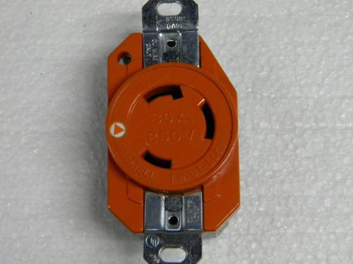 Hubbell Twist Lock Isolated Ground Receptacle, 30A-250V, 2P-3W, NEW-NOS