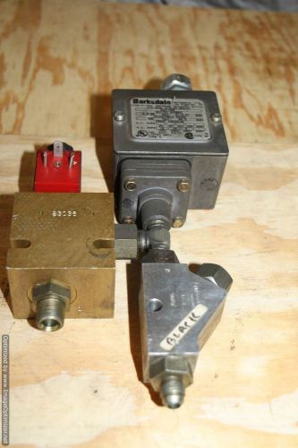 Used Barksdale Econ-O-Trol Pressure Switch E1H-H90 Assembly