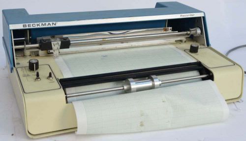 Beckman chart recorder pen plotter 93506 w/ chart paper for sale