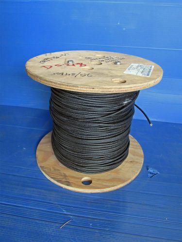 Srml wire black 12 awg 725&#039; ft fiber glass braid appliance hi temp motor stage for sale