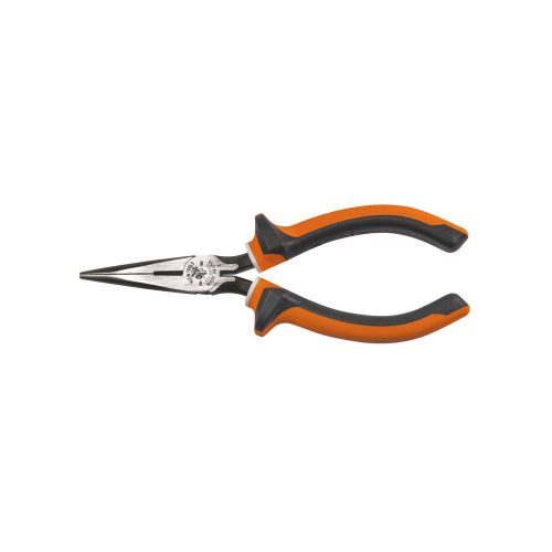 Klein 203-6-EINS Electrician&#039;s Insulated 6&#034; Long Nose Side-Cutting Pliers - NEW