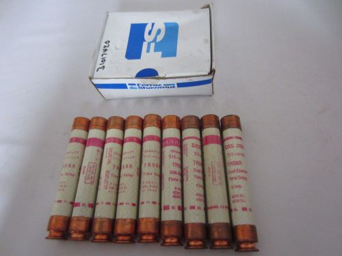 Box of 9 Ferraz Shawmut TRS8R Fuses 8A 8 Amps Tested