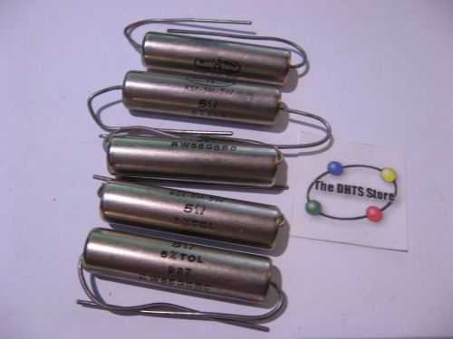 Dalohm RW55G5R0 5 Watt 5 Ohm 5% Metal Case Ceramic High Power Resistor NOS Qty 5