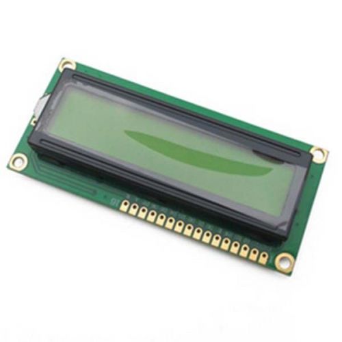 1602 Display Black Character LCD Module 16x2 Controller Yellow Green Backlight
