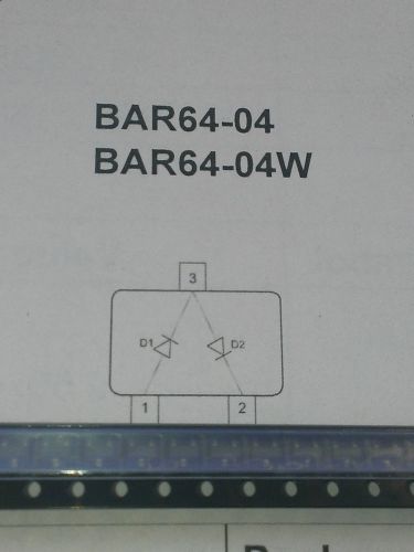 [50 pcs] BAR64-04 Siemens Dual PIN Switch/Attenuator Diode up to 3GHz SOT23
