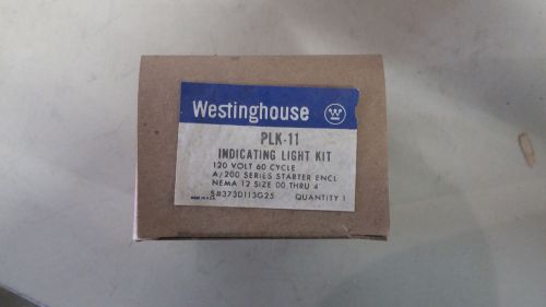 WESTINGHOUSE PLK-11 NEW IN BOX INDICATING LIGHT KIT SEE PICS #A57