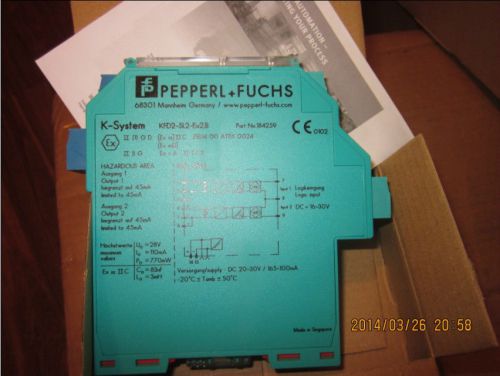 NEW IN BOX Pepperl + Fuchs KFD2-SL2-EX2.B ALL NEW