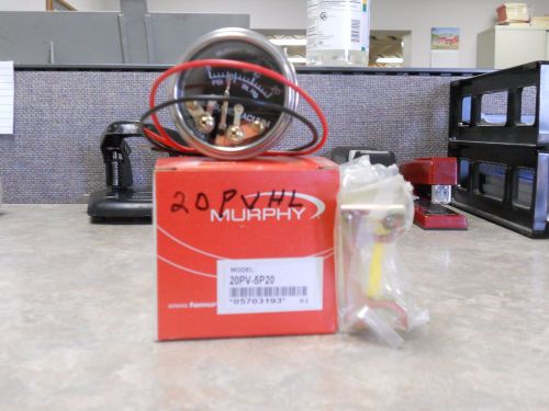 Murphy Pressure and Vacuum Instrument 20PV-5P20