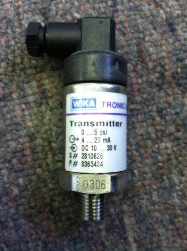 Wika Tronic Line Pressure Transmitter 891.14.540