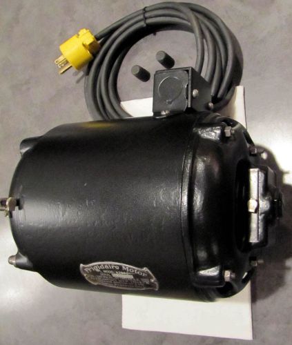 Refurbished antique frigidaire electric repulsion induction motor 1/4 delco 4294 for sale