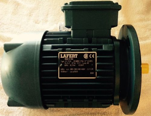 Lafert motor st71s4 .50 hp 60hz 208-230/440-460v ~ new in box ~ free ship ~ for sale