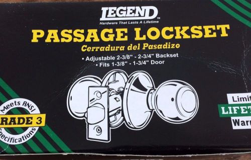 #3323 Passage Lockset Knob Legend Passage Locks