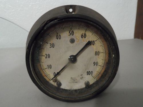 1850 ASHCROFT GAUGE FACE 3-1/2&#034; DIAMETER USED CONDITION SEE PICS
