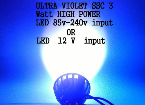 Microscope 3w one led ultra violet transmited light universal illuminator kit for sale