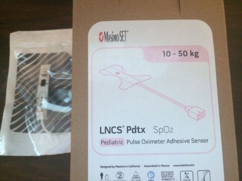 Box of (10) Masimo SET LNCS Pdtx SPO2 Pediatric Pulse Oximeter Sensor Probe